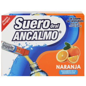 SUERO ANCALMO SABOR NARANJA 54 PZ.
